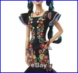 1 Barbie Day of The Dead Dia De Los Muertos DollSEALED & FAST FREE SHIPPING