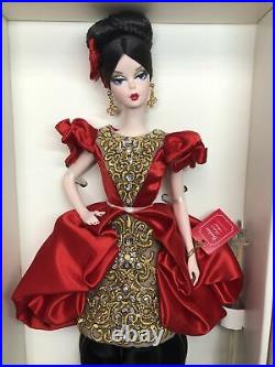 12 Mattel Barbie Doll Silkstone Fashion Model Russian Darya Barbie Gold COA MIB