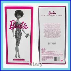 1961 Brownette Bubble Cut Barbie Doll 2021 Mattel SILKSTONE