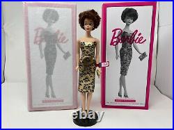 1961 Brownette Bubble Cut Barbie Doll Repro 2021 Mattel NRFB GXL25 SILKSTONE