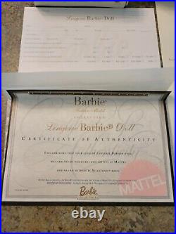 2001 BARBIE Fashion Lingerie Silkstone 55498 NEW IN BOX NRFB Ltd Ed w COA