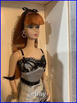 2002 Silkstone Lingerie #6 Barbie Doll Fashion Model Collection Red Hair Mattel