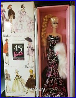 2003 BFMC, Limited Edition, 45th Anniversary Barbie. NRFB. Silkstone Body