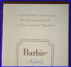 2004 A Trace of Lace Barbie Doll Silkstone SIGNED #G7212 NRFB Gold Label