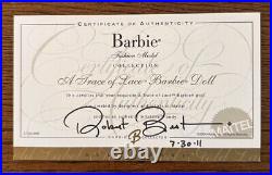 2004 A Trace of Lace Barbie Doll Silkstone SIGNED #G7212 NRFB Gold Label