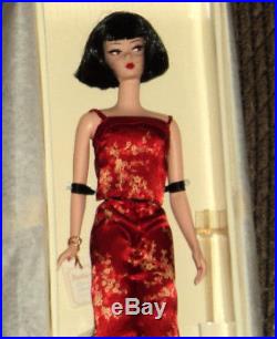 2004 Barbie Silkstone Gold Label Chinoiserie Red Midnight Nrfb