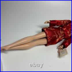 2004 Silkstone Chinoiserie Red Moon BarbieGold LabelNo shoes, No Box