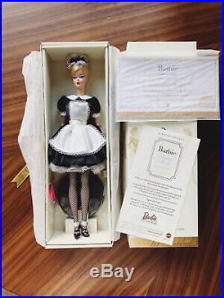 2005 Barbie Silkstone The French Maid Doll NRFB Gold Label J0966 HTF