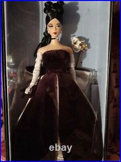 2005 Rare Barbie Convention Masquerade Black Hair Silkstone Vintage Face Doll