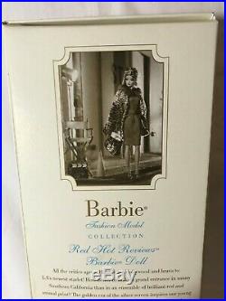 2007 Red Hot Reviews Silkstone Barbie Gold Label Mint NRFB
