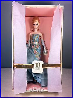 2010 10 Year Tribute Barbie Doll BFMC Gold Label Silkstone Mint NRFB