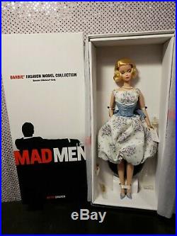 2010 Betty Draper Mad Men Silkstone Gold Label Barbie Doll Mattel T2153 Nrfb