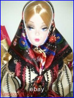 2011 Rare Mila Silkstone Barbie Doll Nrfb Gold Label T7672