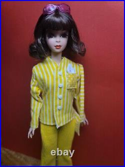 2011 Silkstone Francie Doll CHECK PLEASE Barbie's MOD Cousin in Ooak Fashion