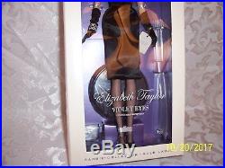 2012 Elizabeth Taylor Violet Eyes Silkstone Barbie Collector Gold Label NRFB
