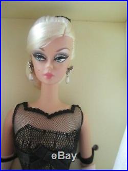 2013 Cocktail Dress Silkstone Barbie NRFB Gold Label Doll X8253 Mint