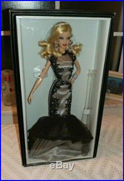 2015 NRFB Barbie Classic Evening Gown Platinum Label Black/White Collection Doll