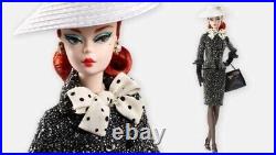 2016 Barbie Silkstone Black & White Tweed Suit Doll DWF54 LIMITED EDITION 10,000