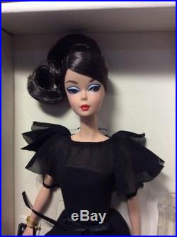 2016 Madrid Little Black Dress Silkstone Barbie Doll Platinum Label Dgx91 Nrfb