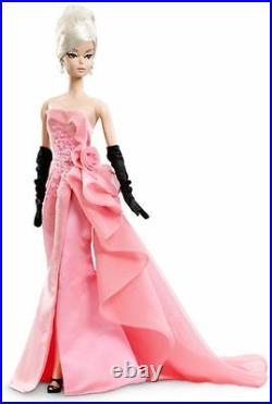 2016 Mattel Glam Gown Barbie Doll Gold Label Silkstone Body- New-In Stock-DGW58