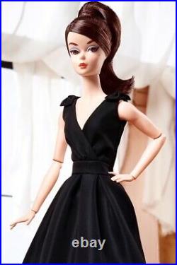 2016 Silkstone Barbie Classic Black Dress Brunette NRFB DWF53 Gold Label