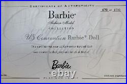2016 US Barbie Convention Silkstone Doll Platinum Edition Mattel LE 471 1000