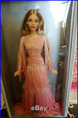 2017 NRFB Barbie Collector Blush Fringed Gown Platinum Label Doll LE 999