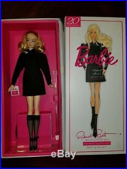 2019 Barbie Silkstone Best In Black Doll NRFB Mattel BFMC 20th Anniversary