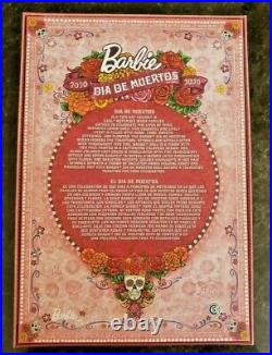 2020 Barbie Dia De Los Muertos (Day of The Dead) DOTD 2 Pink Doll New In Hand