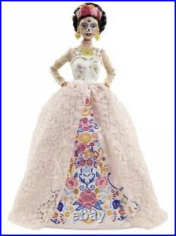 2020 Barbie Dia De Los Muertos Day of The Dead DOTD 2 Pink Skull Doll Mexico