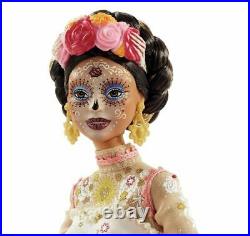 2020 Barbie Dia De Los Muertos Day of The Dead DOTD 2 Pink Skull Doll Mexico NEW