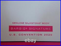 2020 Barbie Doll Convention Brunette Silkstone Mattel 75th Anniversary Doll