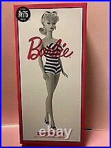 2020 New Mattel 75th Anniversary 1 Barbie Repro 1959 Silkstone Signat