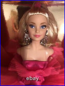 2021 Gold Label Barbie Pink Collection Doll Silkstone Barbie GTJ76 & Shipper Box