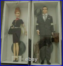 4 NRFB Barbie Mad Men Fashion Doll Silkstone Roger Sterling, Joan Holloway