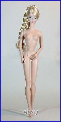 45 Anniversary Silkstone Barbie Fashion Model Nude Doll + Skiing Vacation Items