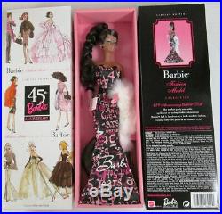 45th Anniversary African American Barbie Silkstone Doll Barbie Fashion Model