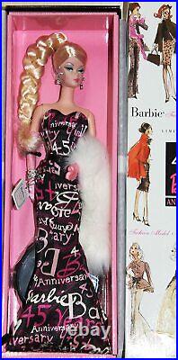 45th Anniversary Barbie Silkstone Barbie Fashion Model Collection Mattel B8955