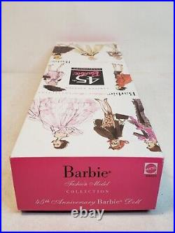 45th Anniversary Silkstone Barbie Doll 2003 Limited Edition Mattel B8955 Nrfb