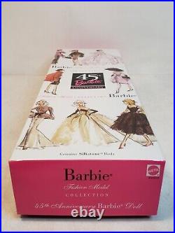 45th Anniversary Silkstone Barbie Doll 2003 Limited Edition Mattel B8955 Nrfb