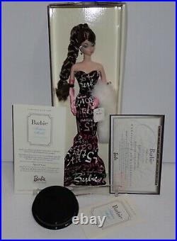 45th Anniversary Silkstone Barbie ONLY Unboxed Dressed In Insert COA Stand
