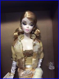 50th Anniv Silkstone Golden Gala Barbie Doll 2009 Gold Labeln6620 Mint Nrfb