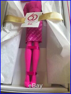 60th Anniversary SILKSTONE BARBIE PINK HAIR PROUDLY PINK DOLL