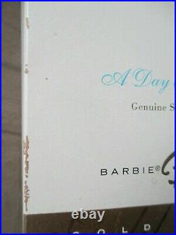 A DAY AT THE RACES Silkstone Barbie NRFB Gold Label Shelfwear on box