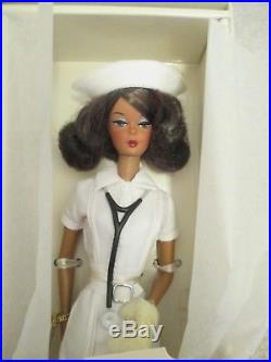 AA Nurse Silkstone BARBIE- PLATINUM LABEL - NRFB MINT in MINT box LE 999
