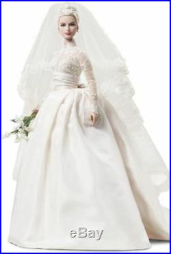 American Actress Silkstone Princess Grace Kelly Of Monaco Bride Barbie Doll