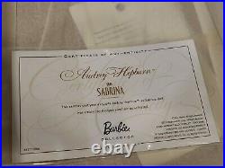 Audrey Hepburn As Sabrina Silkstone Barbie Doll 2012 Gold Label Mattel X8277