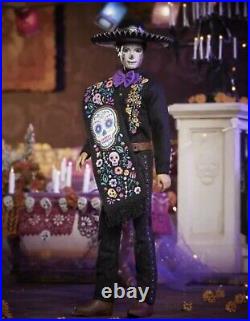 BARBIE Dia De Los Muertos Ken Doll MATTEL Figure Collectible Day Of The Dead