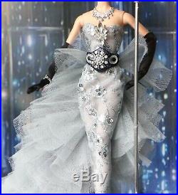 BARBIE SWAROVSKI SPOTLIGHT IN CHANEL SILKSTONE Fashion Doll Collector BFMC OOAK