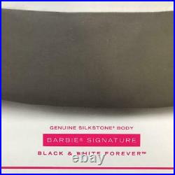 BARBIE Signature Silkstone Body Black And White Doll 60th Anniversary Figure New
